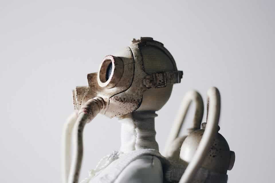 Air mask statue.