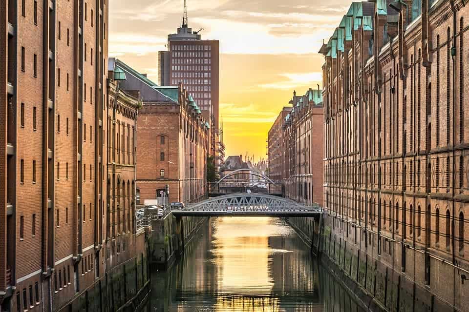 Hamburg river.