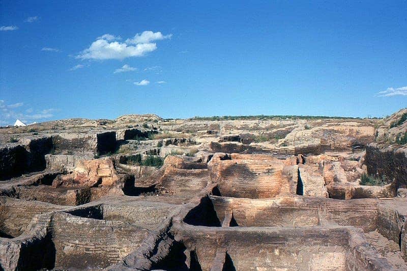  Çatalhöyük after the first excavations.
