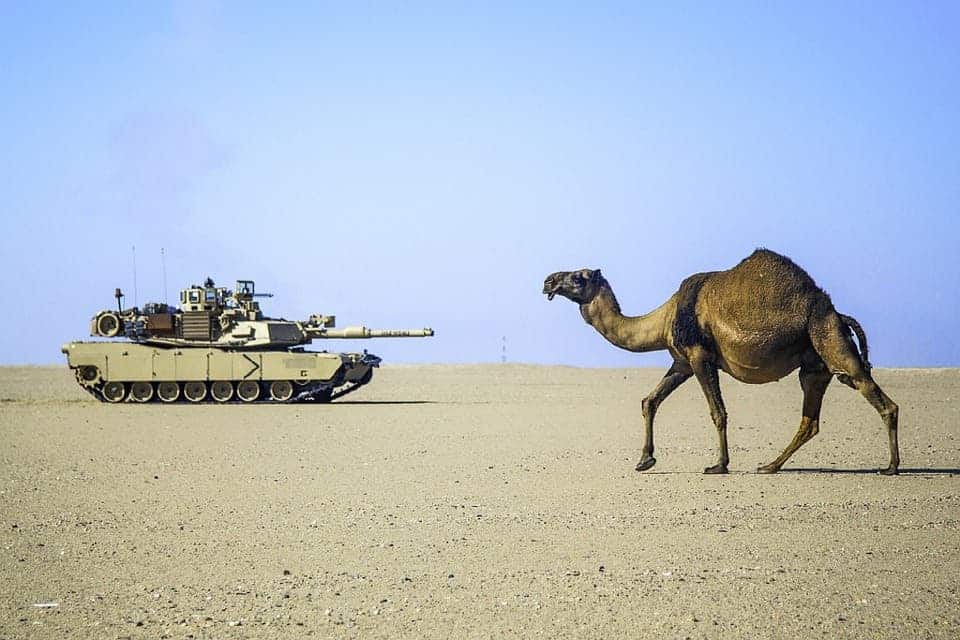 Desert tank.