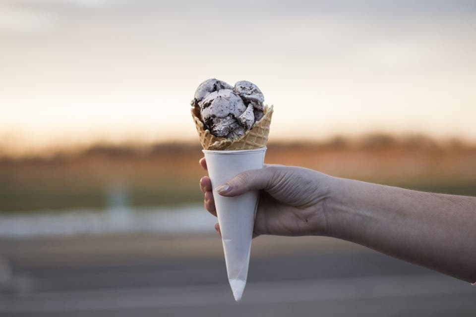 Ice cream cone.