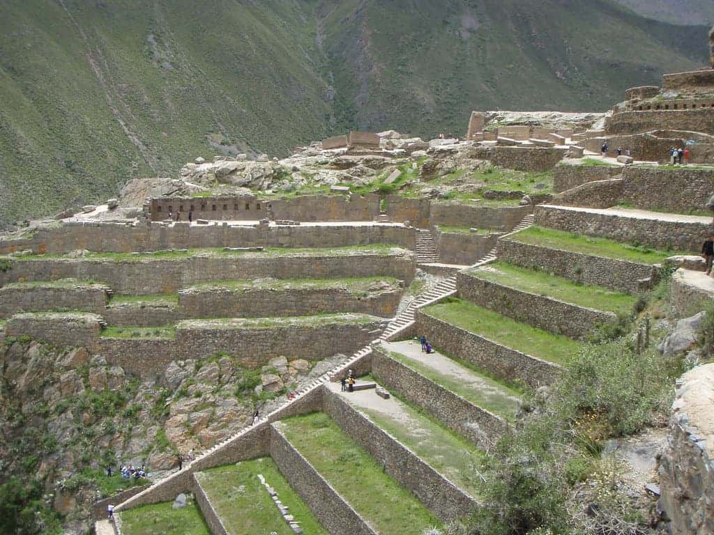 Inca terraces.