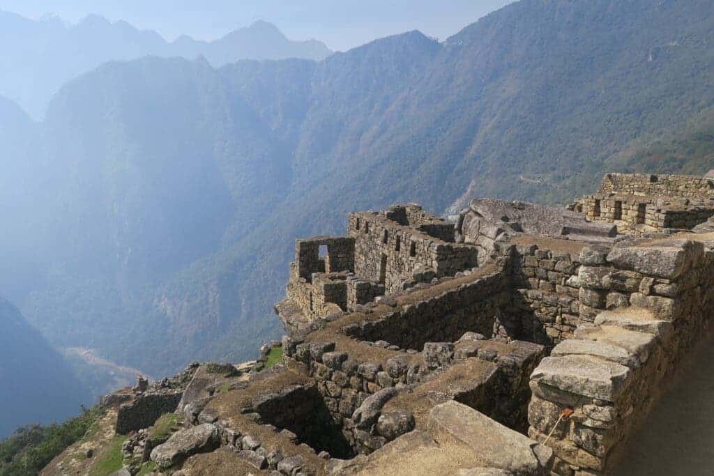 Inca ruins at Machu Picchu.