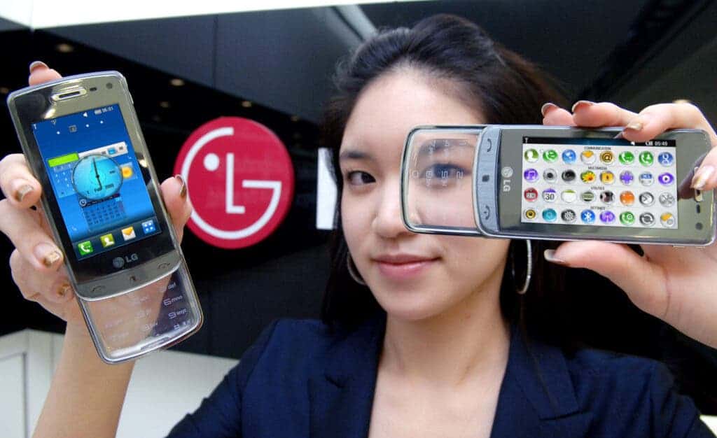 A look at LG GD900, world's first transparent phone. 