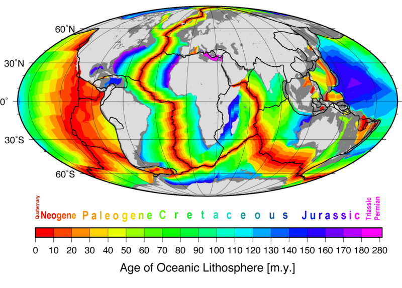 tectonic plate map