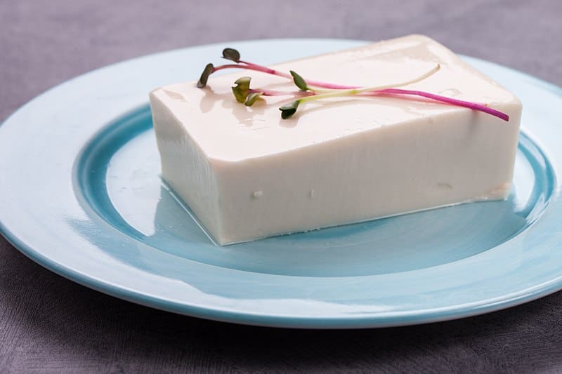a block of tofu