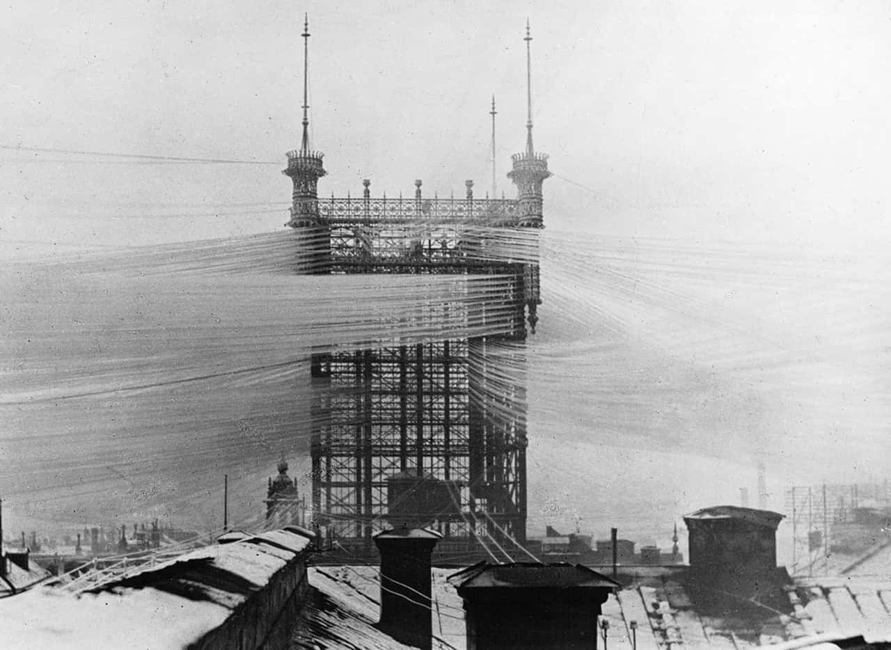 old telephone tower stockholm