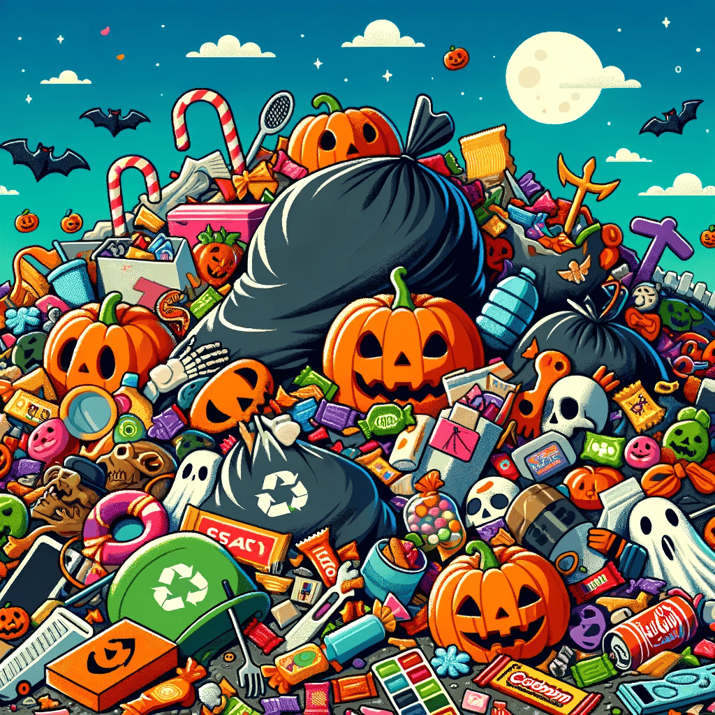 halloween waste