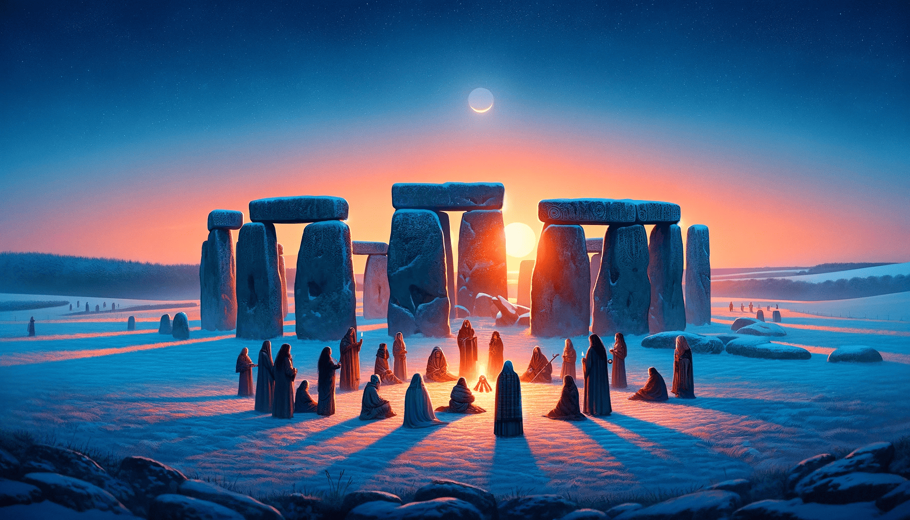 druidic celebration stonehenge