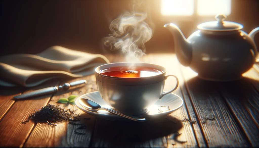 A cup of tea. AI image.