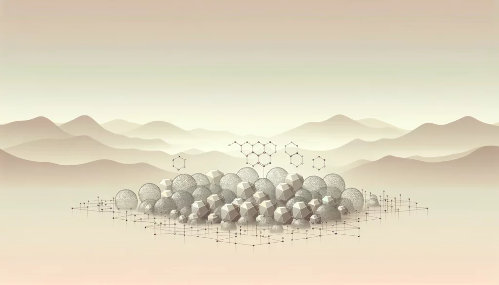 illustration of crystal shapes